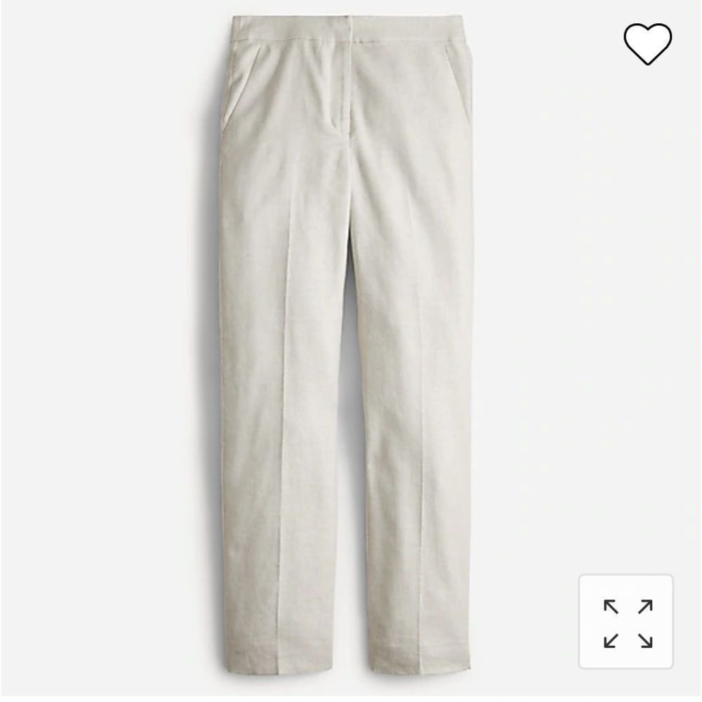 J. Crew Women's Straight Leg Pants - Light Gray